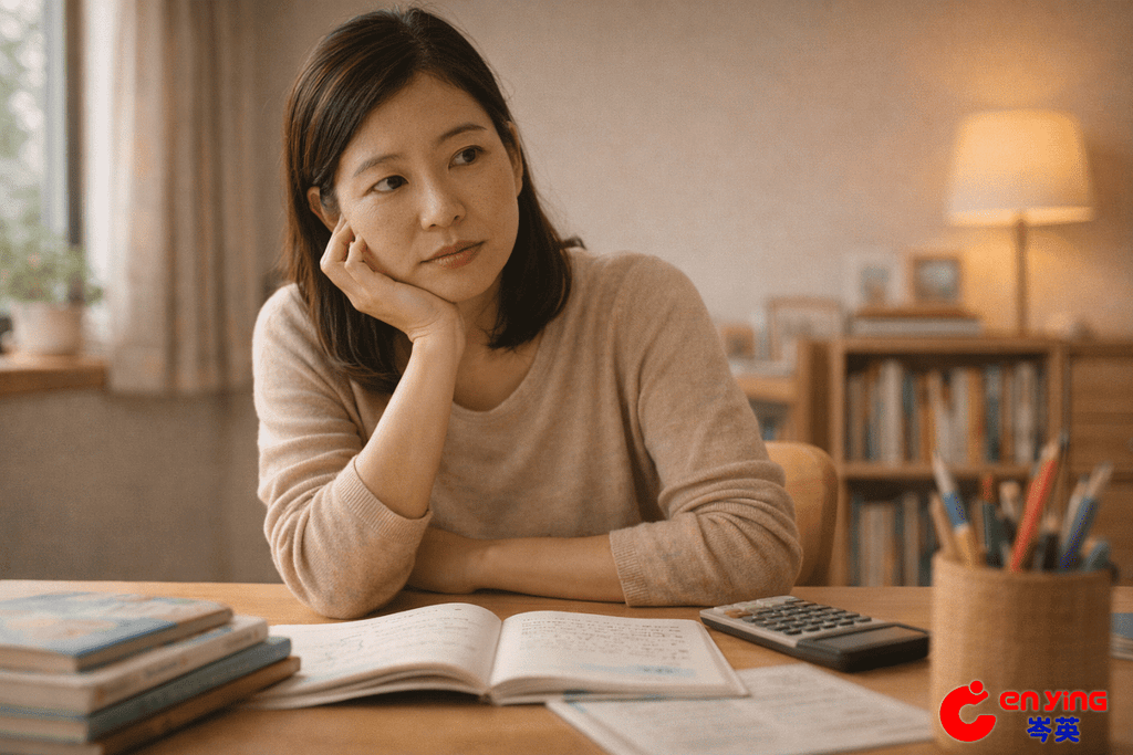 台灣家長面對孩子英文學習資料時感到思考與不確定，反映家長對學習方向的疑惑