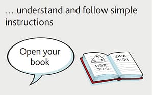 Starters can understand and follow simple instructions