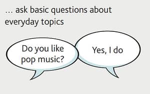 Flyers can ask questions about everyday topics