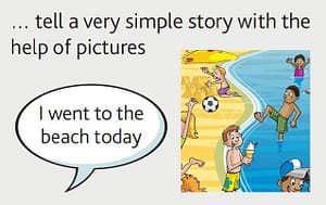 Movers can tell a story with pictures