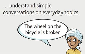 Flyers can understand conversations on everyday topics